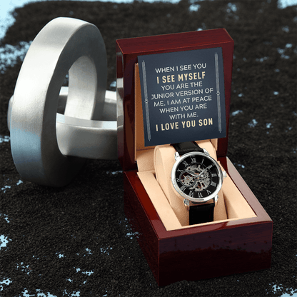 To My Son - "Junior Version of Me" Luxury Openwork Watch - Everly Moments