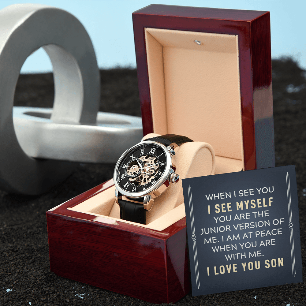 To My Son - "Junior Version of Me" Luxury Openwork Watch - Everly Moments