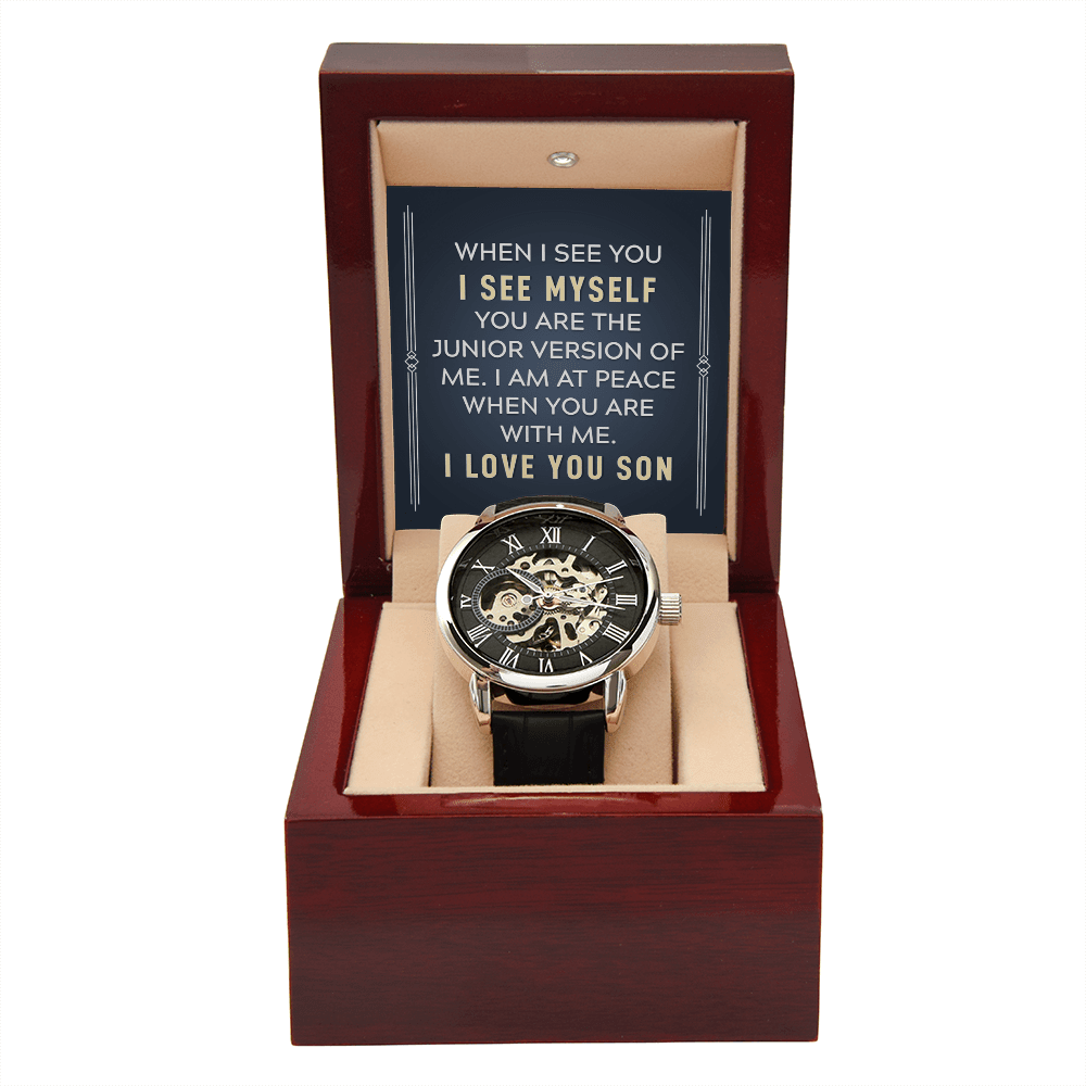 To My Son - "Junior Version of Me" Luxury Openwork Watch - Everly Moments
