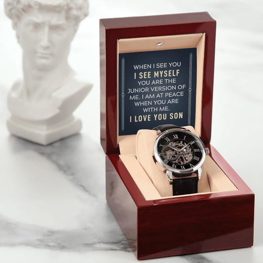 To My Son - "Junior Version of Me" Luxury Openwork Watch - Everly Moments