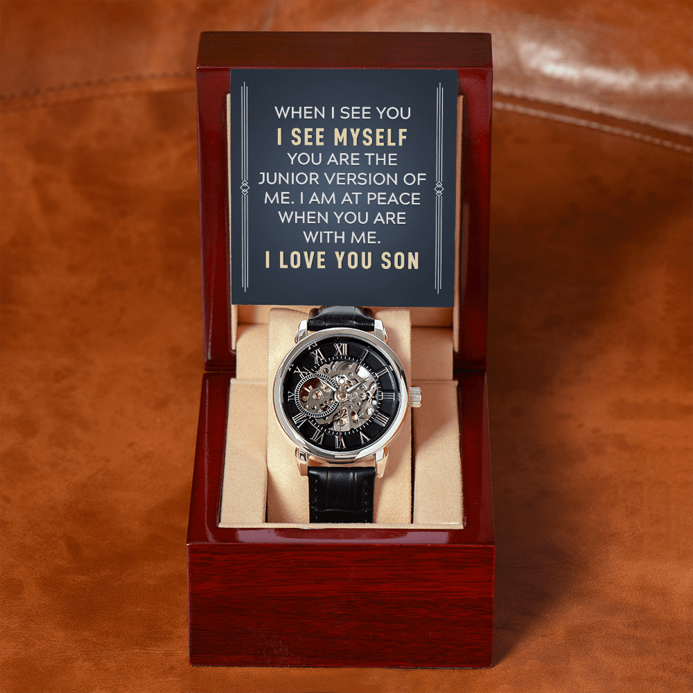 To My Son - "Junior Version of Me" Luxury Openwork Watch - Everly Moments