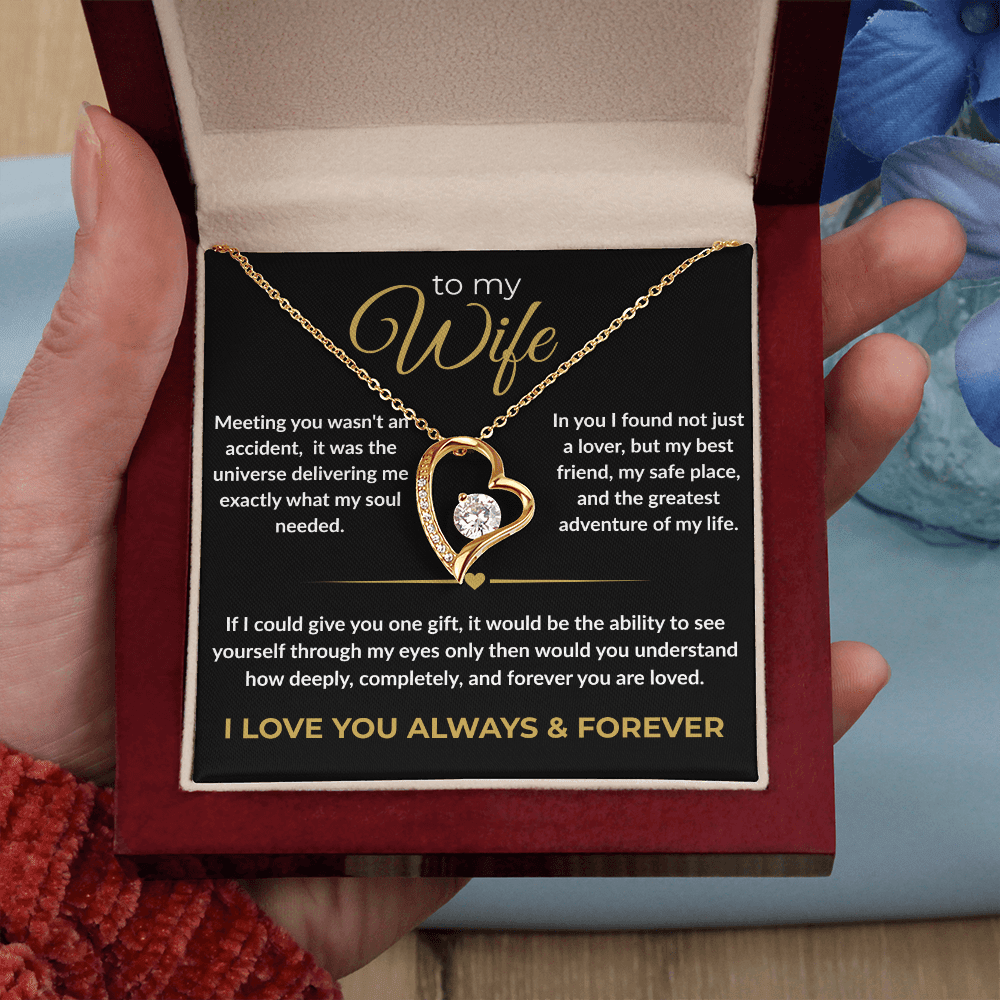 To My Wife – "I Love You Always & Forever" Forever Love Necklace | Gift for Her - Everly Moments