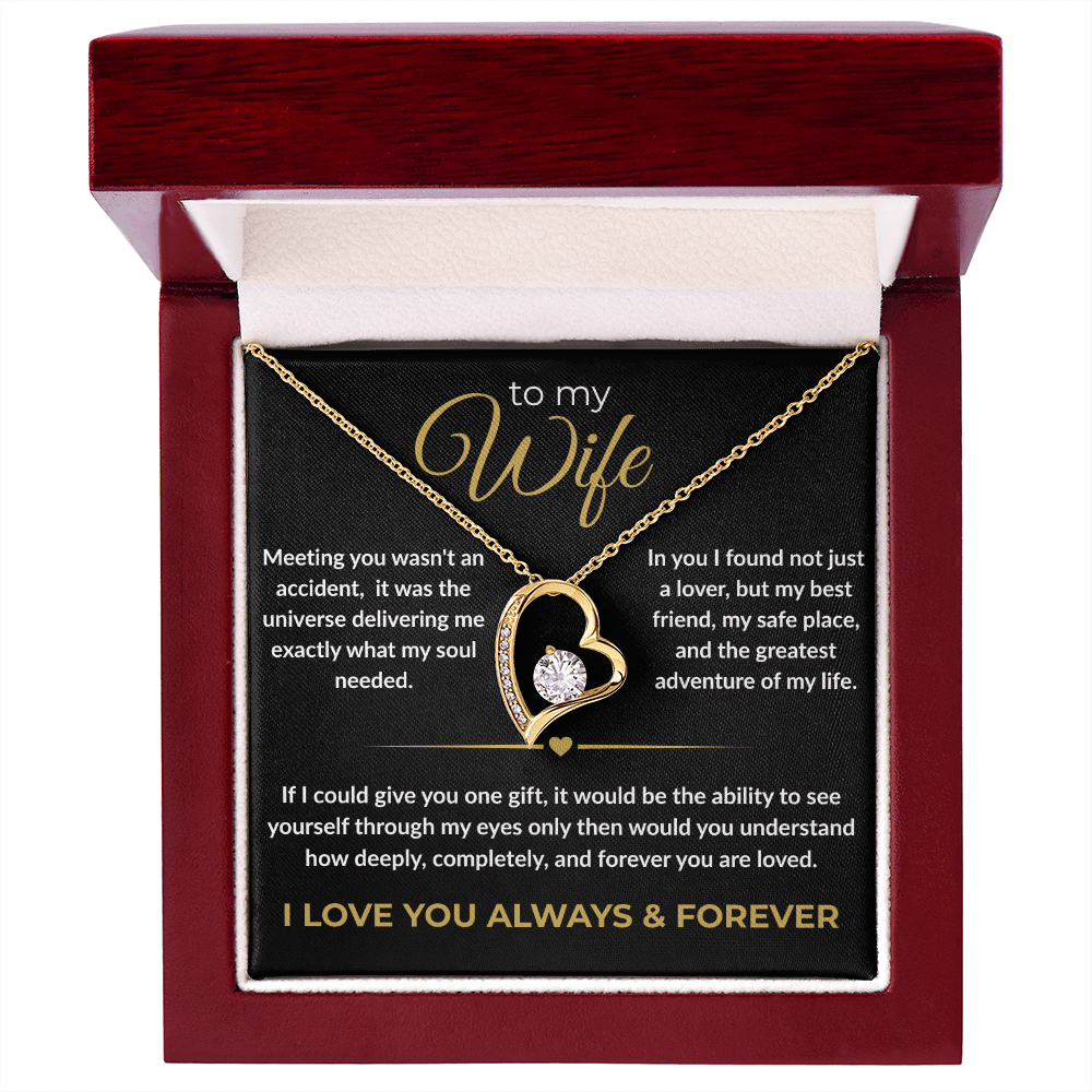To My Wife – "I Love You Always & Forever" Forever Love Necklace | Gift for Her - Everly Moments