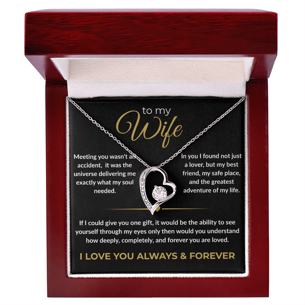 To My Wife – "I Love You Always & Forever" Forever Love Necklace | Gift for Her - Everly Moments