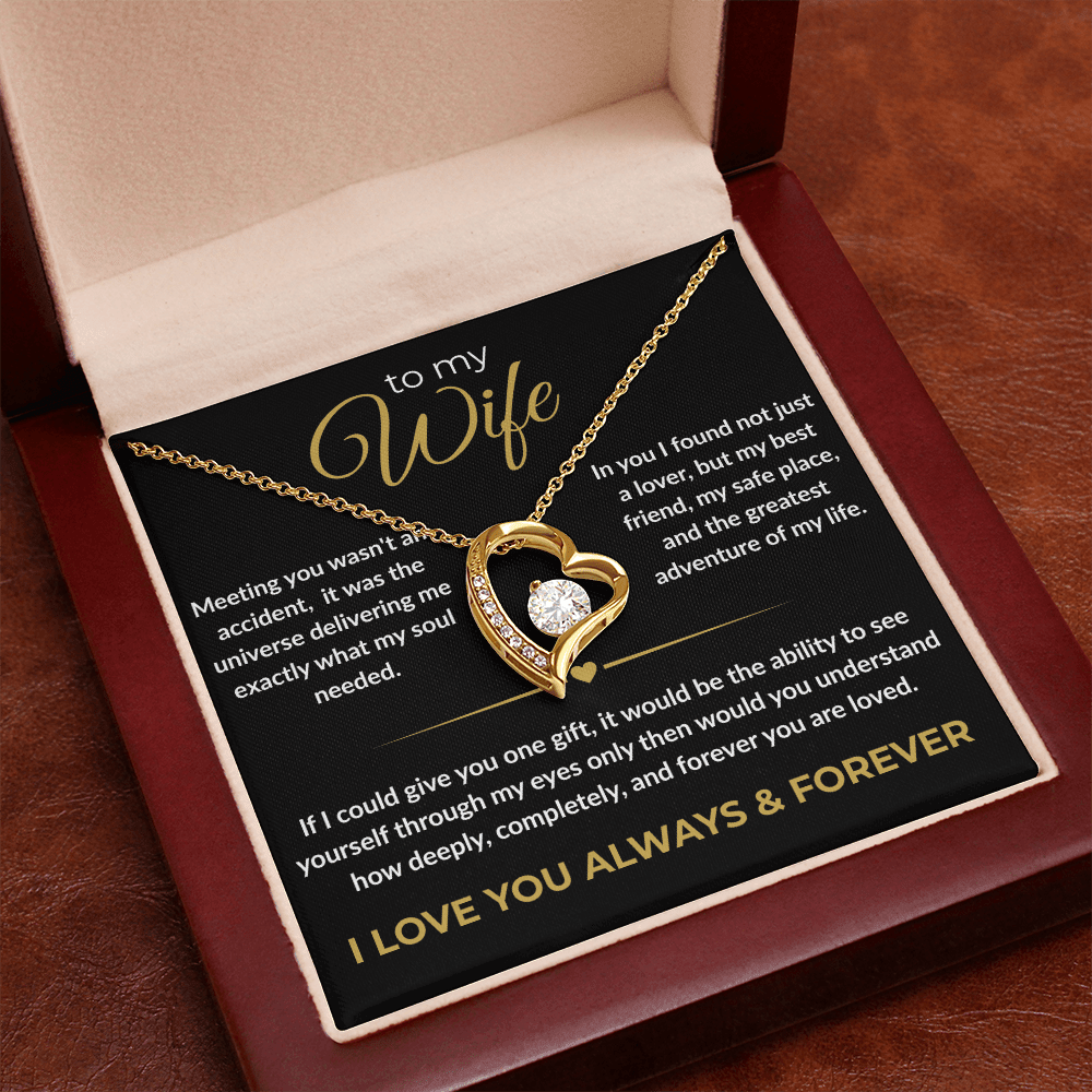 To My Wife – "I Love You Always & Forever" Forever Love Necklace | Gift for Her - Everly Moments