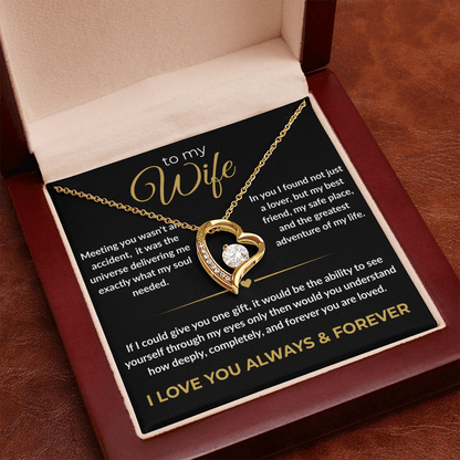 To My Wife – "I Love You Always & Forever" Forever Love Necklace | Gift for Her - Everly Moments