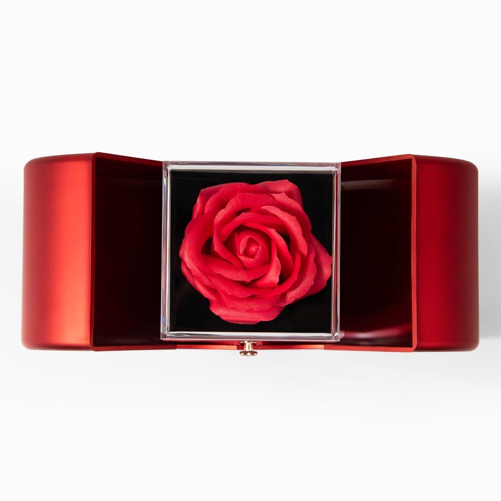 To My Wife – "I Love You Always & Forever" Love Knot Necklace & Eternal Rose Box - Everly Moments